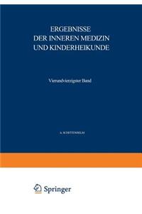 Ergebnisse Der Inneren Medizin Und Kinderheilkunde