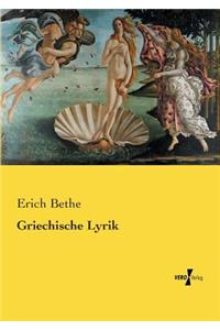 Griechische Lyrik