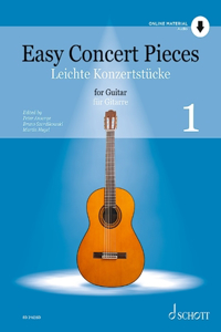 Easy Concert Pieces Guitar, Volume 1 Book with Online Audio