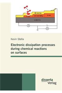 Electronic dissipation processes during chemical reactions on surfaces