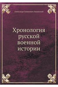 Хронология русской военной истории