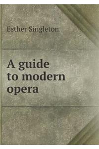 A Guide to Modern Opera