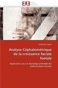 Analyse céphalométrique de la croissance faciale foetale