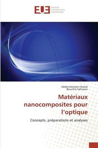 Matériaux Nanocomposites Pour L Optique