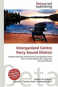 Unorganized Centre Parry Sound District