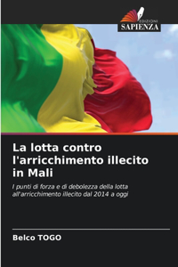 lotta contro l'arricchimento illecito in Mali