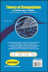 Theory of Computation for SPPU 19 Course (TE - SEM V - Comp.- 310242) (Decode)