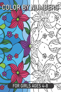 Color By Numbers For Girls Ages 4-8