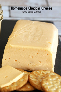 Homemade Cheddar Cheese