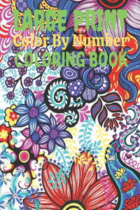 Large Print Color By Number Coloring Book