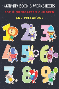 Activity book & Worksheets for kindergarten and Preschool