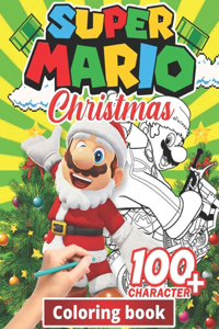 Super mario Christmas Coloring Book