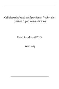 Cell clustering based configuration of flexible time division duplex communication