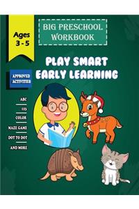 Big Preschool Workbook Play Smart Early Learning - Ages 3