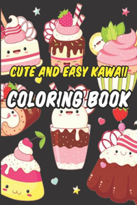Cute and Easy Kawaii Colouring Book