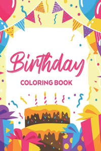 Birthday Coloring Book