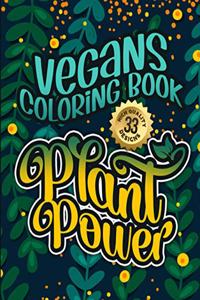 Vegans Coloring Book
