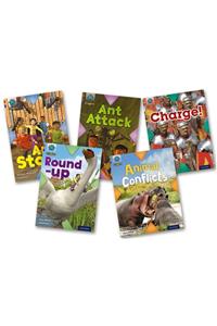 Project X Origins: Brown Book Band, Oxford Level 11: Conflict: Mixed Pack of 5