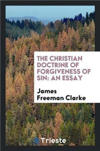 Christian Doctrine of Forgiveness of Sin