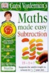 Maths Made Easy Topic Book:  Subtraction KS1