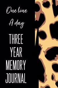 One Line A Day Three Year Memory Journal