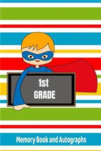 1st Grade Memory Book and Autographs