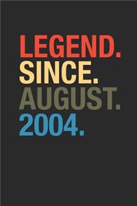 Legend Since August 2004