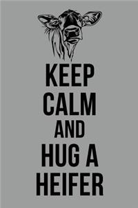 Keep Calm And Hug A Heifer