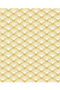 School Composition Book Art Deco Classic Pattern Design