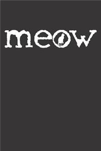 Meow Cat Gift Notebook