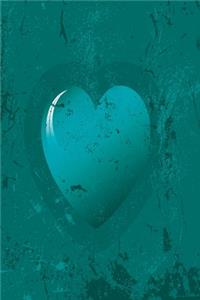 Giant heart turquoise