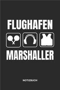 Flughafen Marshaller Notizbuch