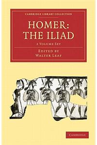 Homer, the Iliad 2 Volume Paperback Set