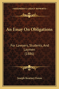 An Essay On Obligations