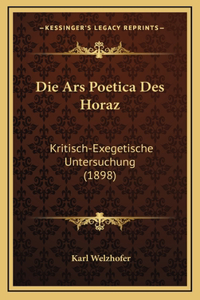 Die Ars Poetica Des Horaz