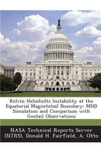 Kelvin Helmholtz Instability at the Equatorial Magnetotail Boundary