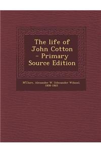 Life of John Cotton