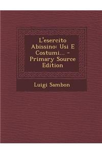 L'Esercito Abissino