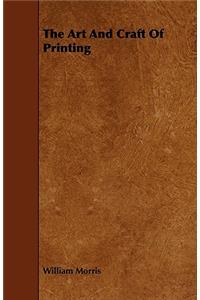 The Art And Craft Of Printing