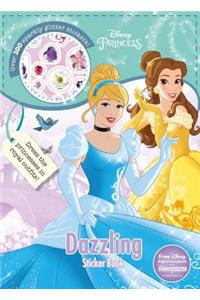 Disney Princess Dazzling Sticker Book: Dress the Princesses in Royal Outfits!