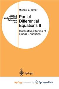 Partial Differential Equations II