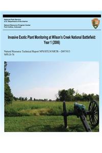 Invasive Exotic Plant Monitoring at Wilson's Creek National Battlefield