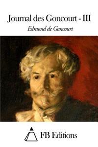 Journal des Goncourt - III