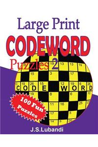 Large Print Codeword Puzzles 2
