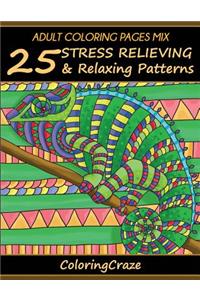 Adult Coloring Pages Mix