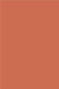 Journal Copper Red Color Simple Plain Copper Red