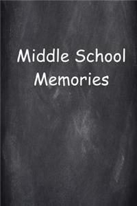 Graduation Journal Middle School Memories