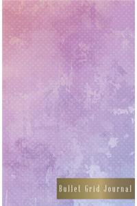 Bullet Grid Journal: Violet Rose Shade Cover, 5.5 X 8.5, 110 Dot Grid Pages, Perfect Designed for Bullet Journaling