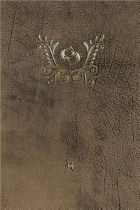 Monogram Pisces Journal