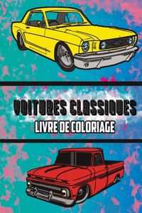 Voitures Classiques Livre de Coloriage